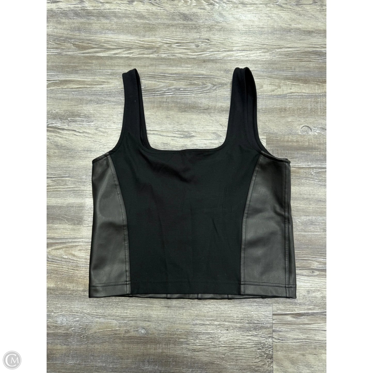 Top Sleeveless By Maeve In Black, Size: M