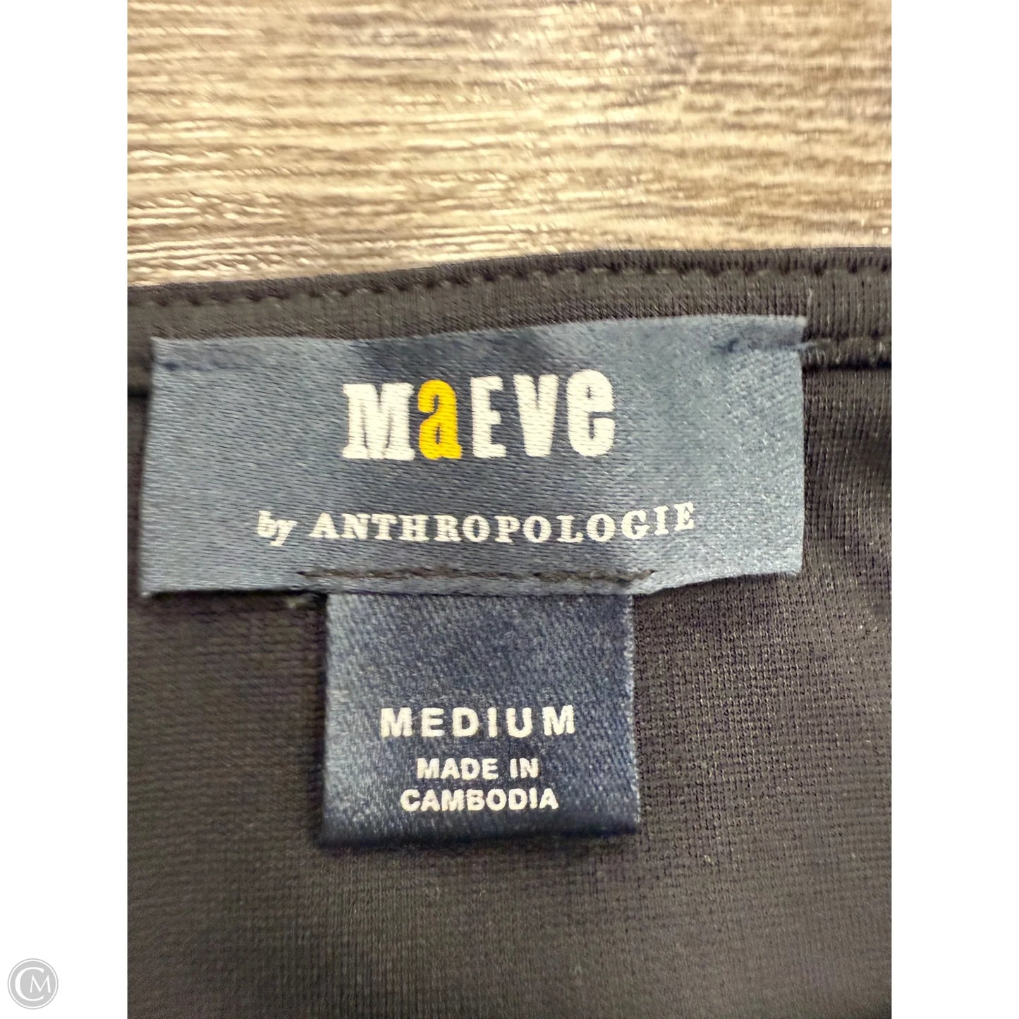 Top Sleeveless By Maeve In Black, Size: M