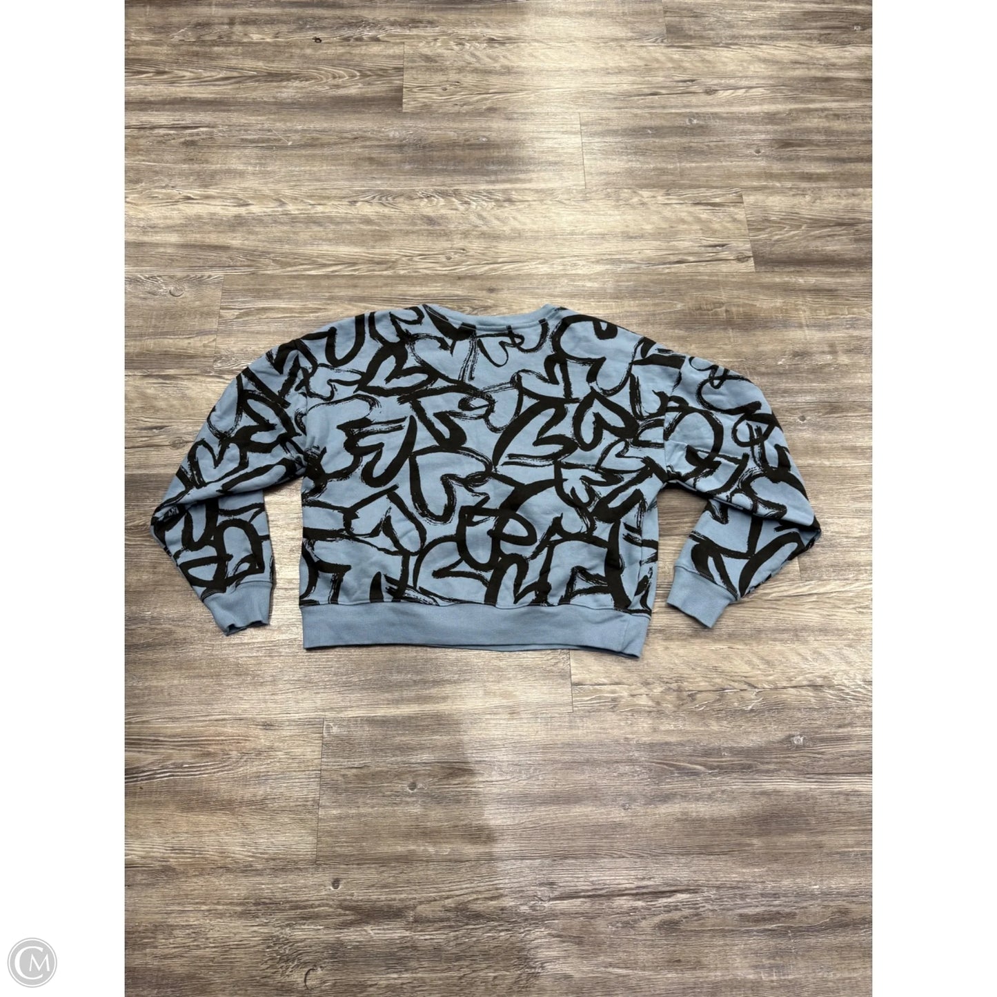 Sweatshirt Crewneck By Maeve In Blue, Size: M