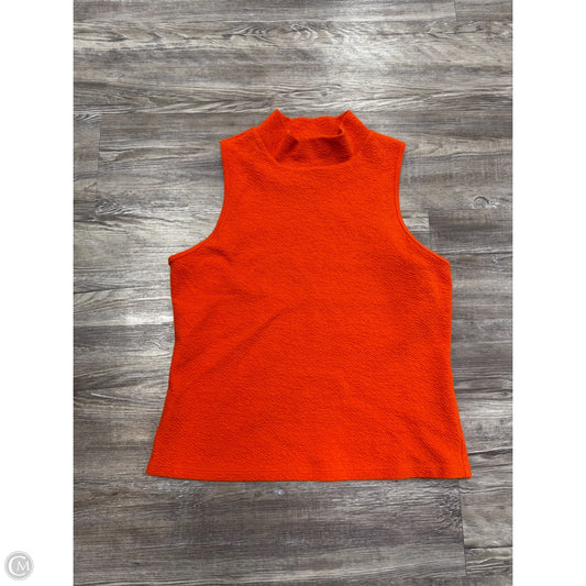 Top Sleeveless By Maeve In Orange, Size: M