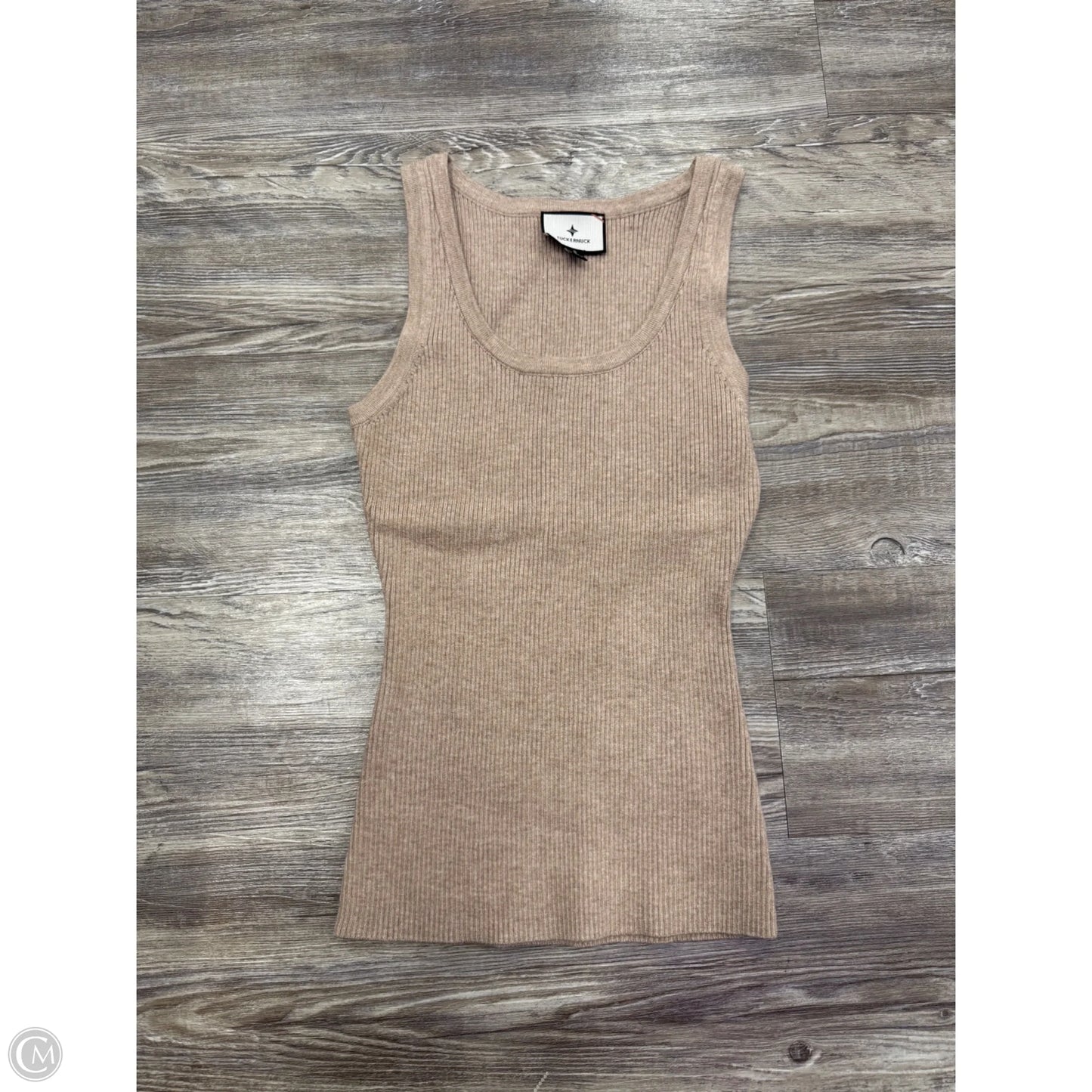 Top Sleeveless By Tuckernuck In Brown, Size: S