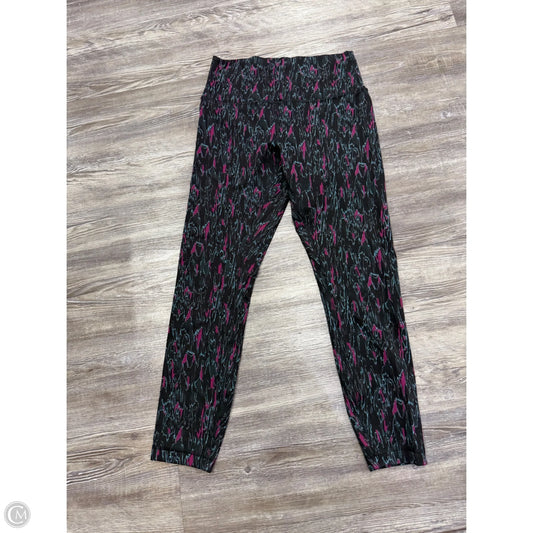 Athletic Leggings By Lululemon In Black & Blue, Size: 8