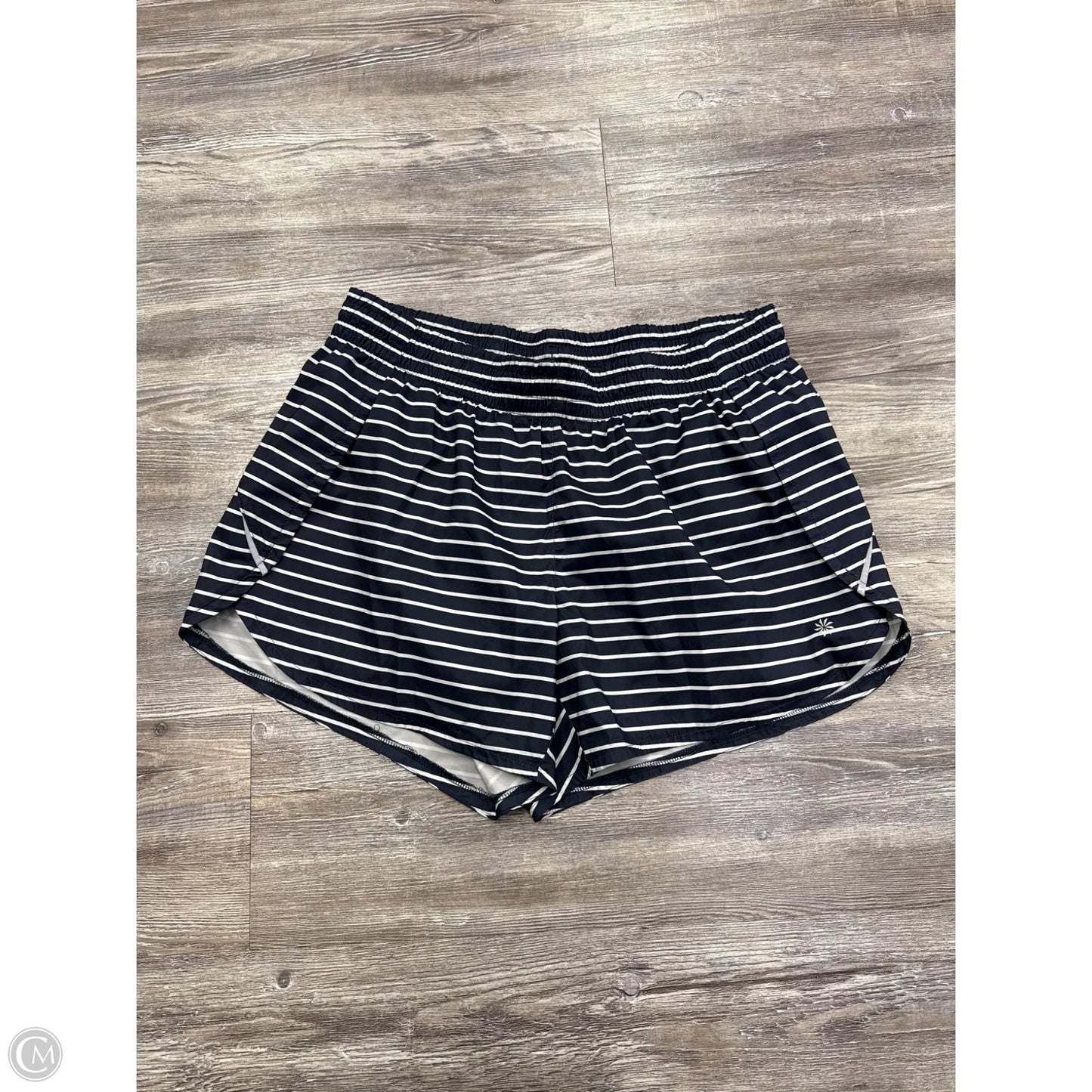 Athletic Shorts By Athleta In Blue & White, Size: L