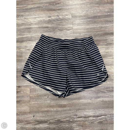 Athletic Shorts By Athleta In Blue & White, Size: L