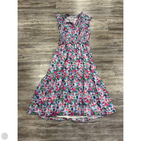 Dress Casual Midi By Rails In Blue & Green, Size: S