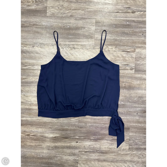 Top Sleeveless By Lilly Pulitzer In Navy, Size: Xl