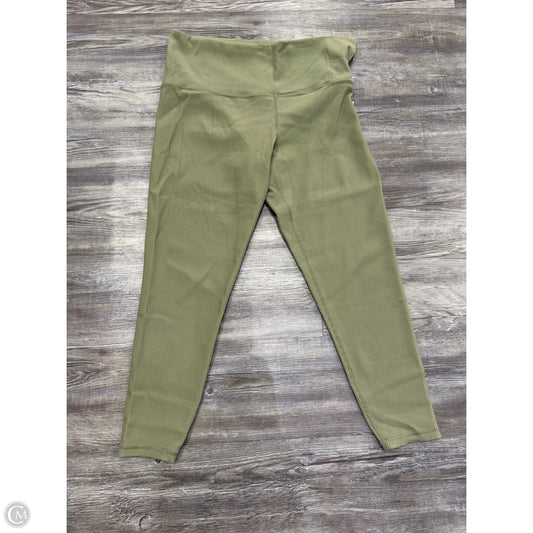 Athletic Leggings By Athleta In Green, Size: 1x