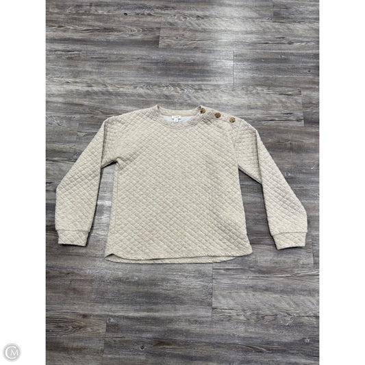 Sweatshirt Crewneck By J. Crew In Tan, Size: S