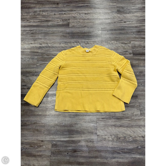 Sweater By Gap In Yellow, Size: S