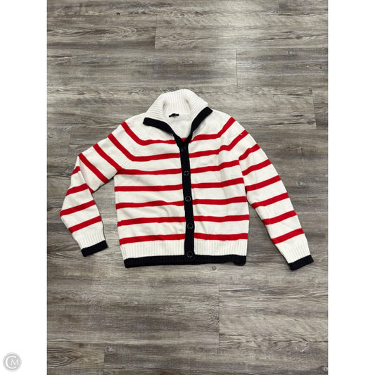 Sweater Cardigan By Talbots In White, Size: Mp