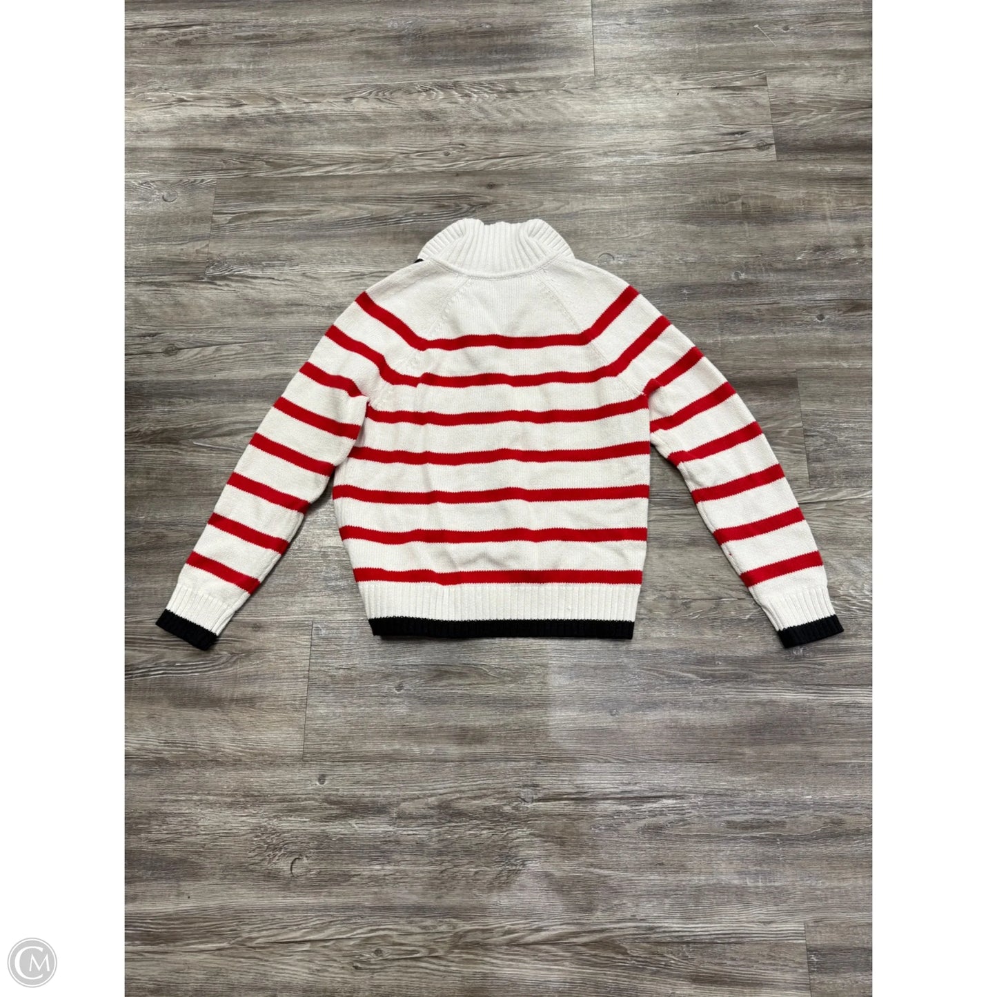 Sweater Cardigan By Talbots In White, Size: Mp