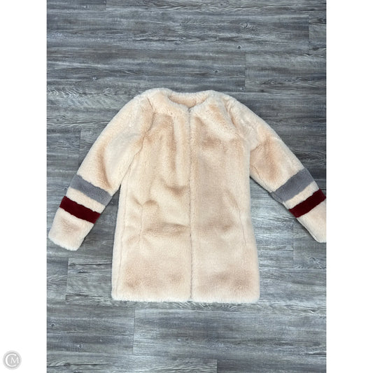 Coat Faux Fur & Sherpa By Lovers & Friends In Peach, Size: S