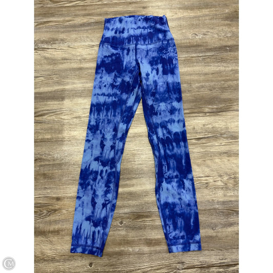 Athletic Leggings By Lululemon In Blue, Size: 2