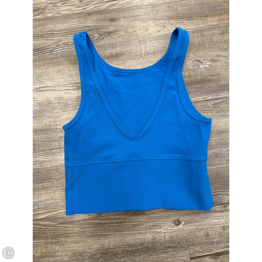 Athletic Tank Top By Lululemon In Blue, Size: Xs