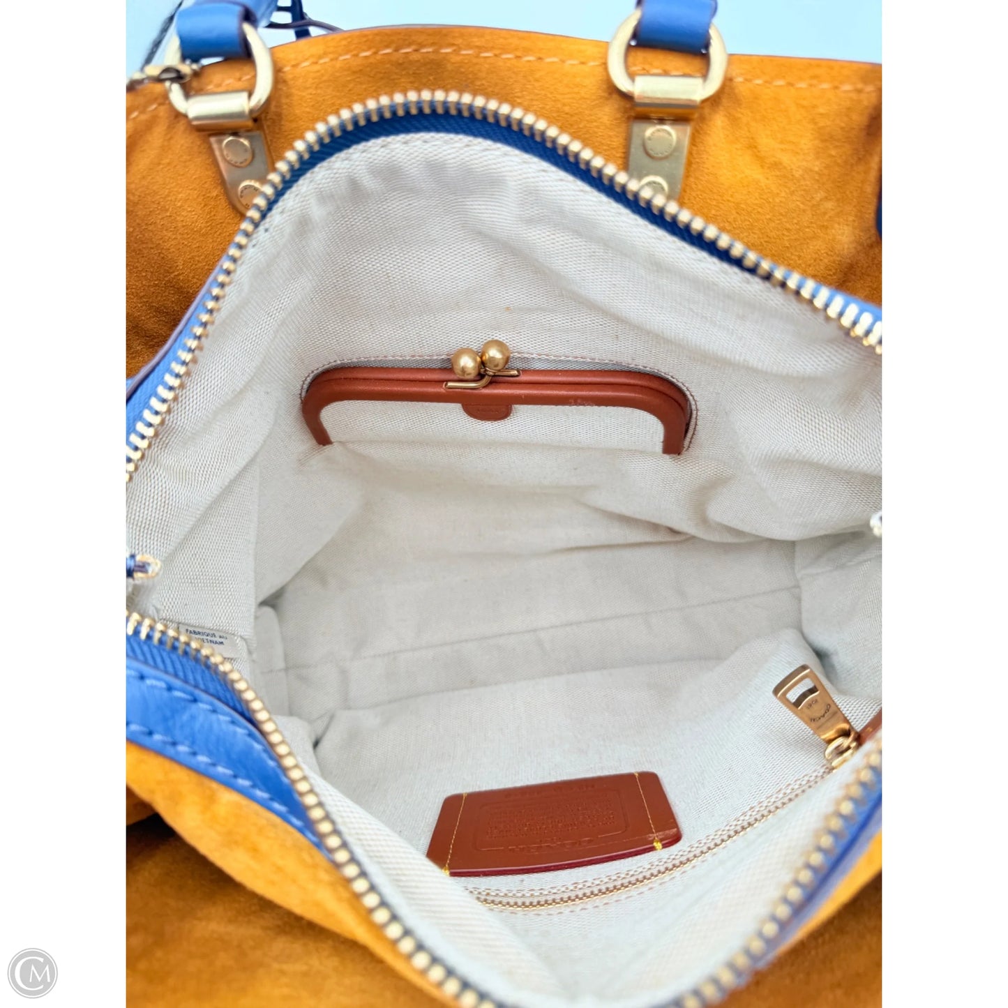 Handbag Designer By Coach, Size: Medium