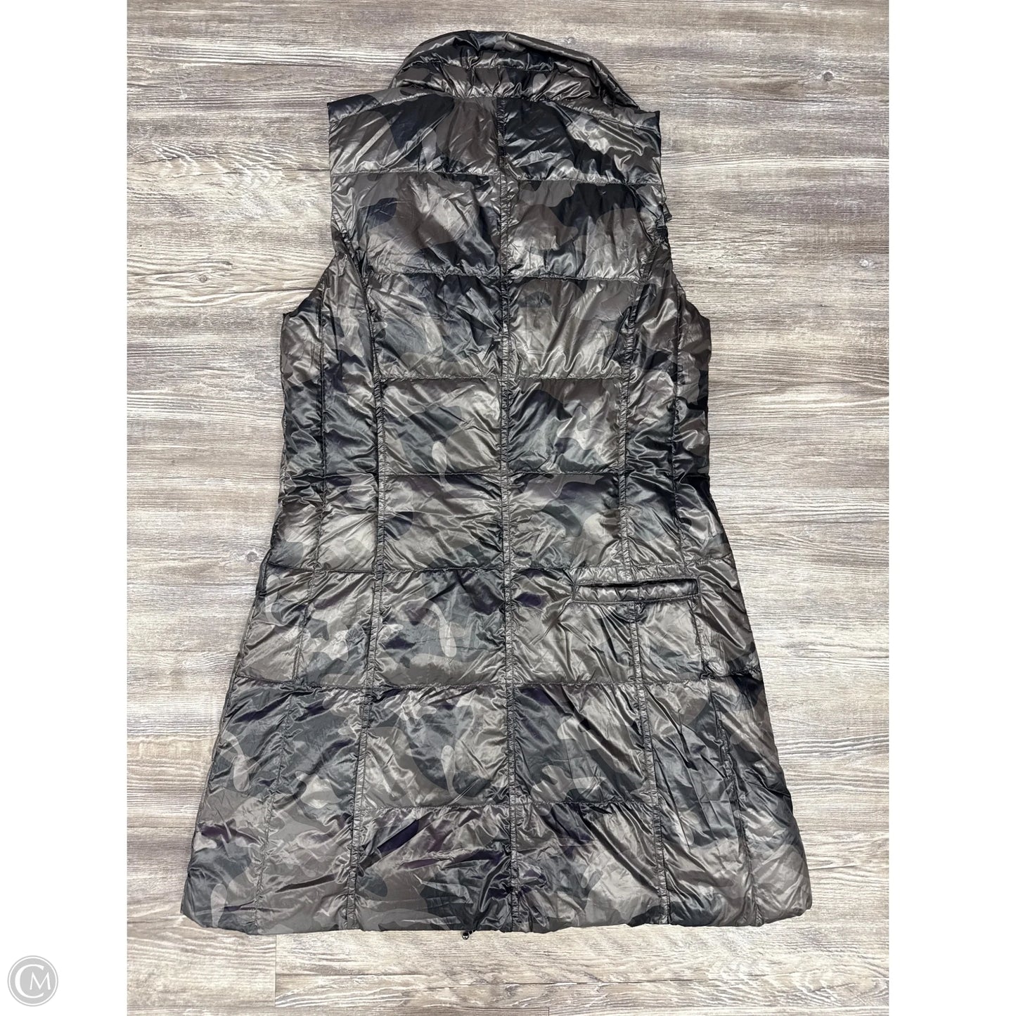 Vest Puffer & Quilted By Cmc In Camouflage Print, Size: S