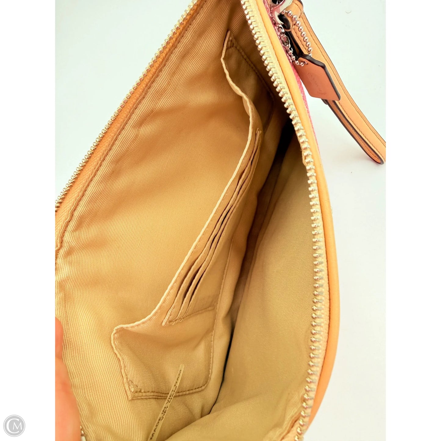 Wristlet Designer By Coach, Size: Large