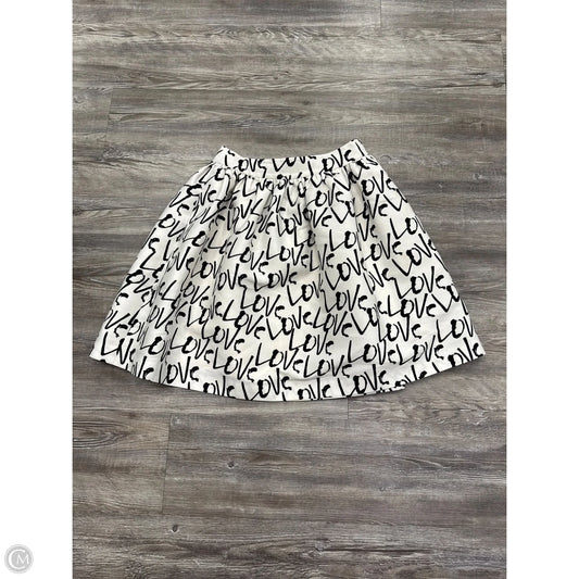 Skirt Designer By Kate Spade In White, Size: 0