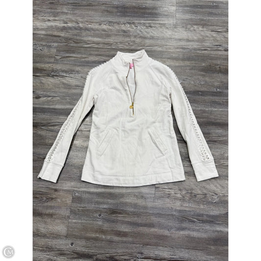Top Long Sleeve Designer By Lilly Pulitzer In White, Size: Xxs