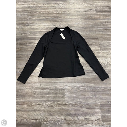 Top Long Sleeve By Banana Republic In Black, Size: L