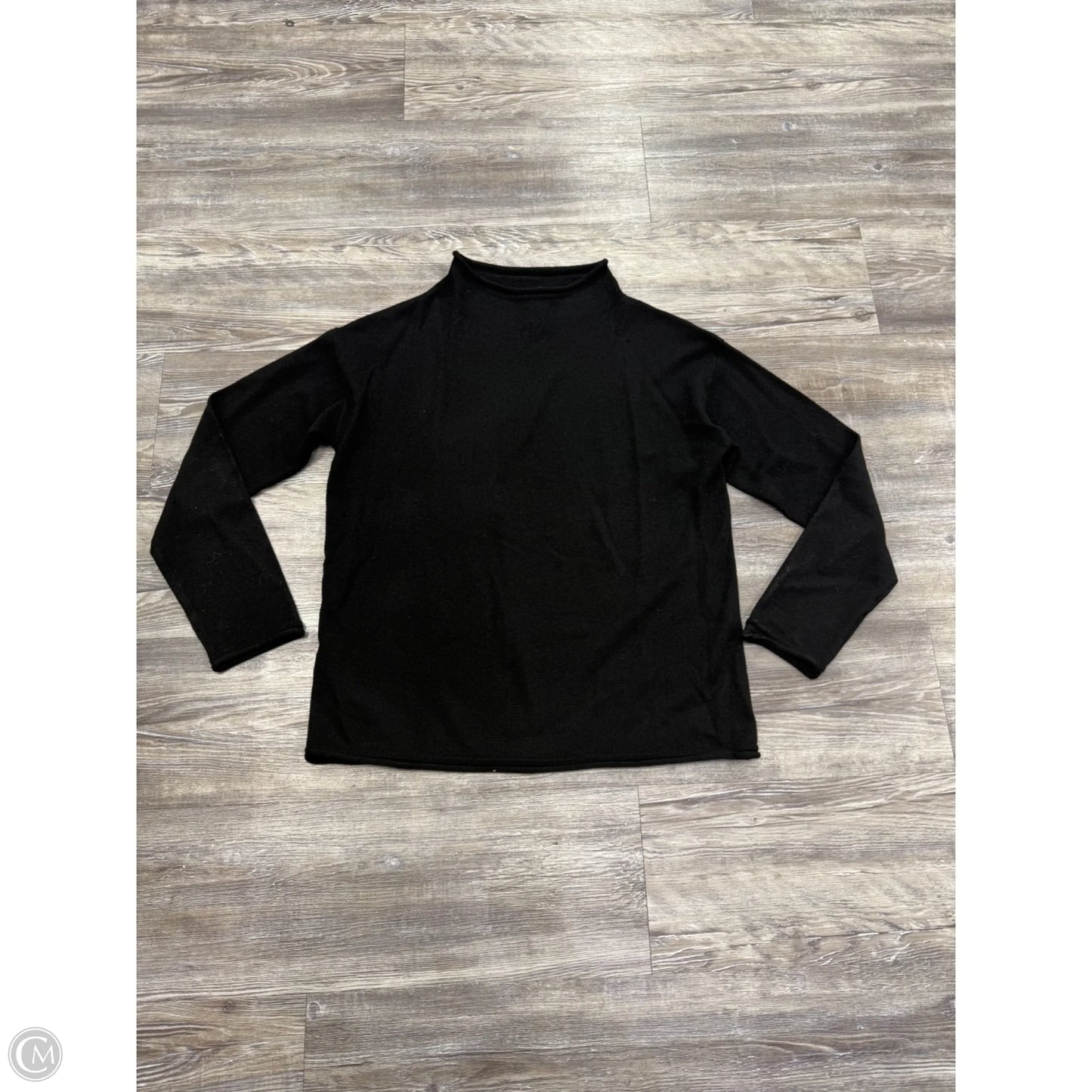 Sweater By Garnet Hill In Black, Size: S