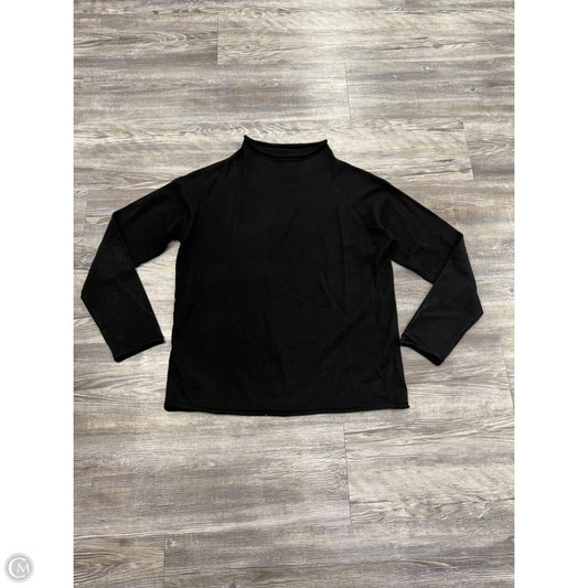 Sweater By Garnet Hill In Black, Size: S