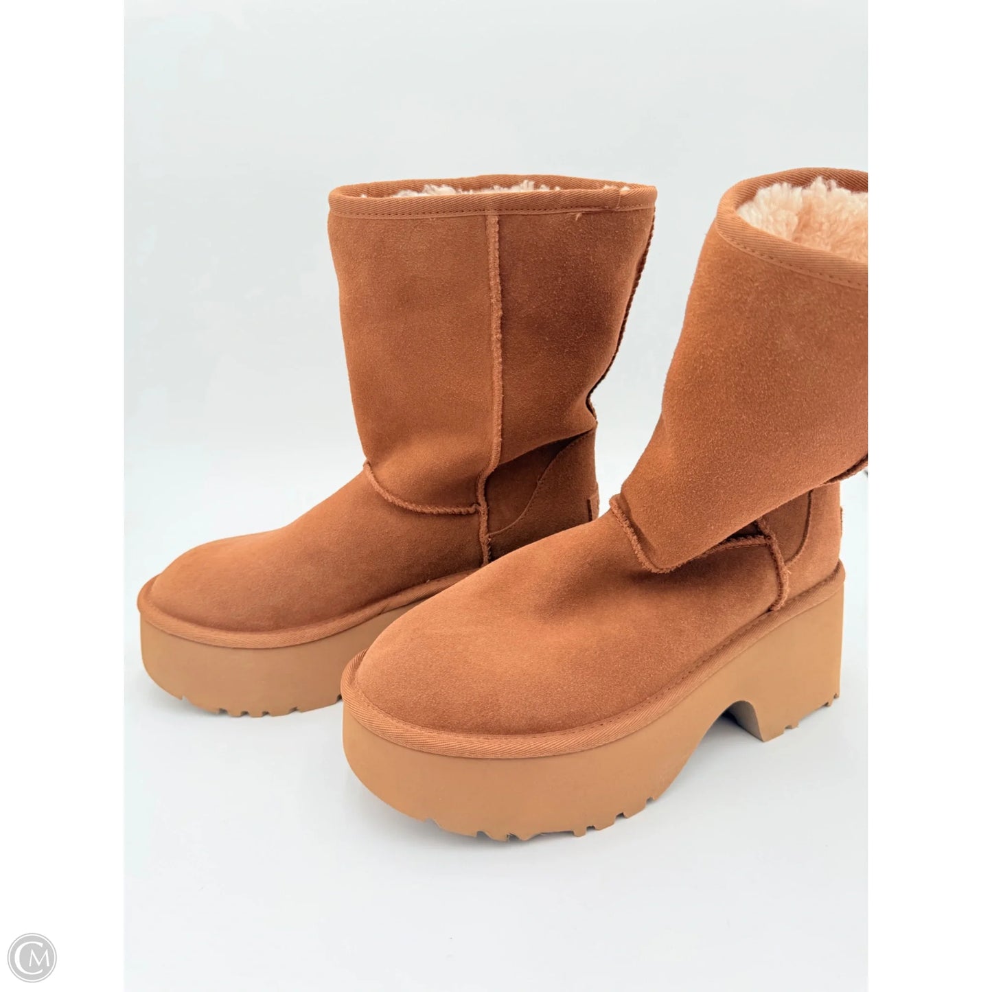 Boots Designer By Ugg In Tan, Size: 9