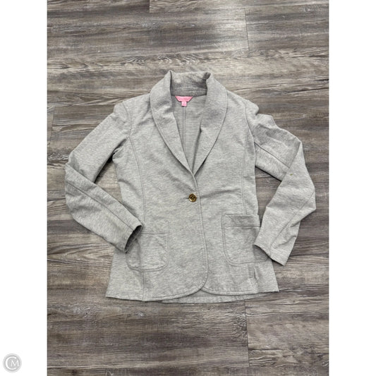 Blazer Designer By Lilly Pulitzer In Grey, Size: Xs