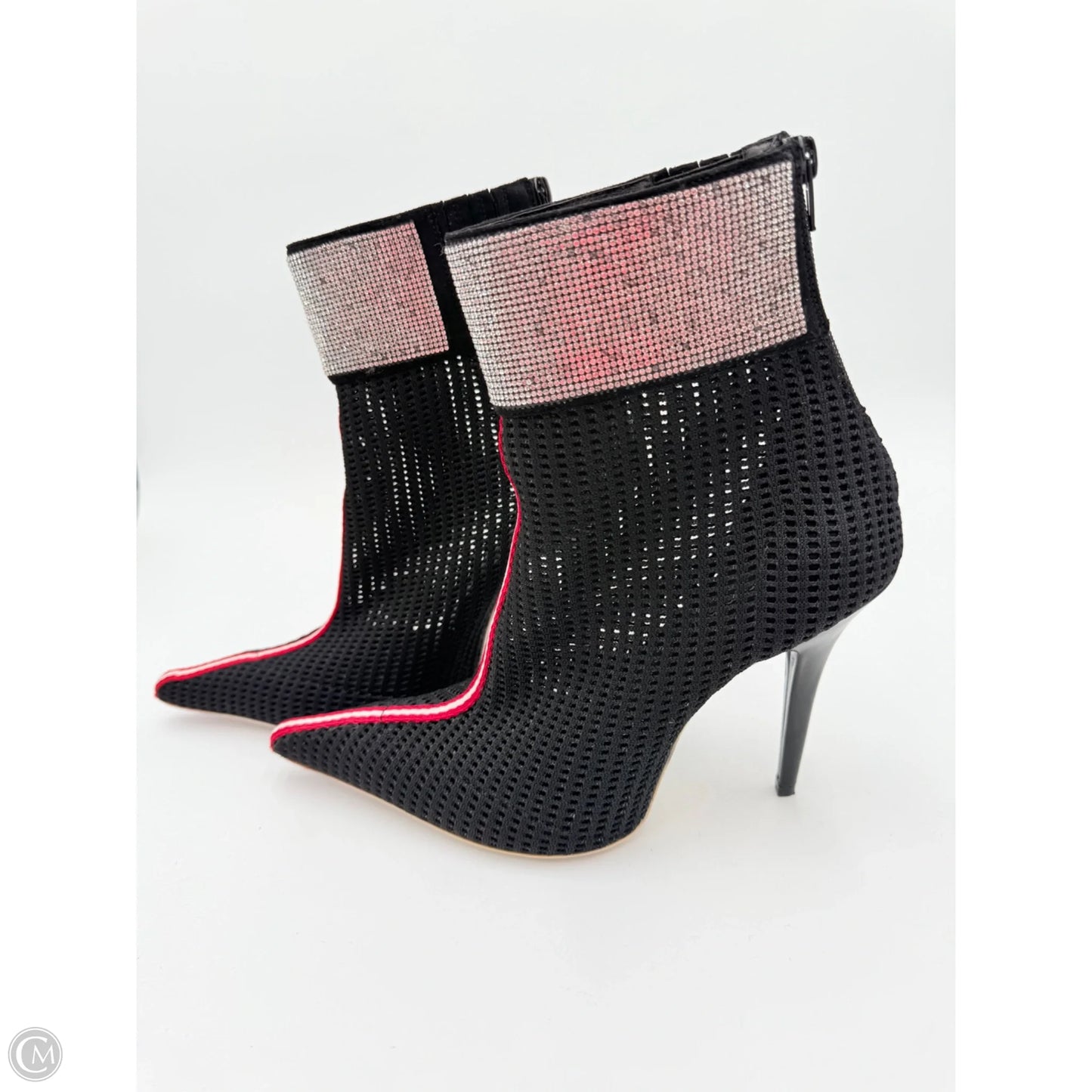 Boots Ankle Heels By Jeffrey Campbell In Black, Size: 9.5