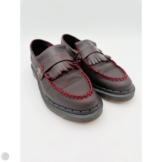 Shoes Flats By Dr Martens In Red, Size: 9
