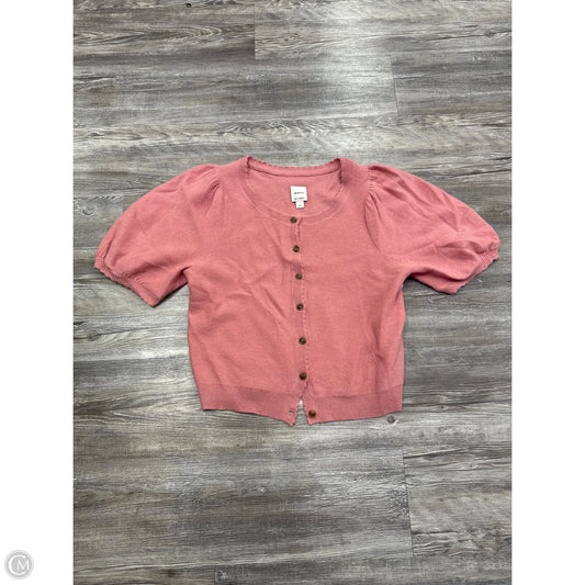 Sweater Cardigan Cashmere By Maeve In Pink, Size: L