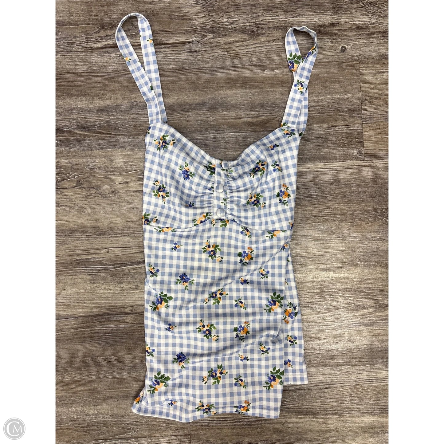 Top Sleeveless By Belle Poque In Blue, Size: 2x
