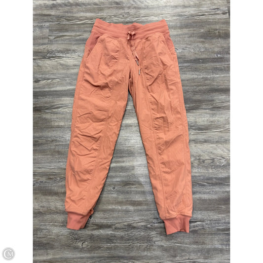 Athletic Pants By Lululemon In Peach, Size: 6