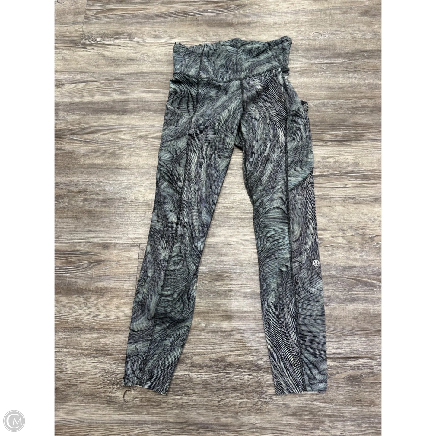 Athletic Leggings By Lululemon In Blue, Size: 4