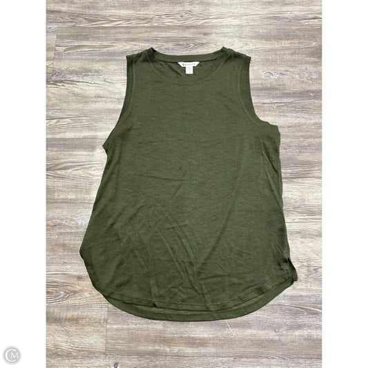 Athletic Tank Top By Athleta In Green, Size: L