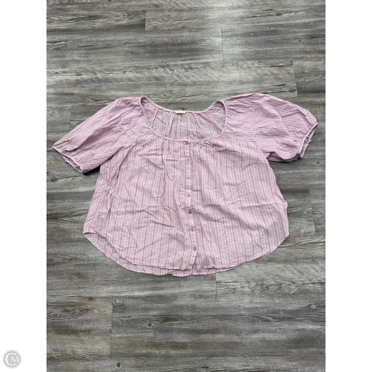 Top 3/4 Sleeve By Pilcro In Purple, Size: 2x