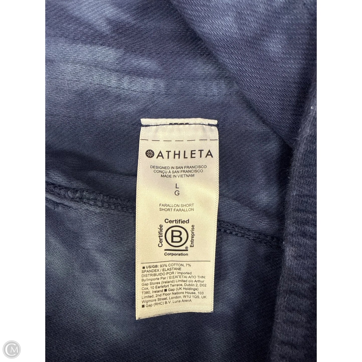 Athletic Shorts By Athleta In Blue, Size: L