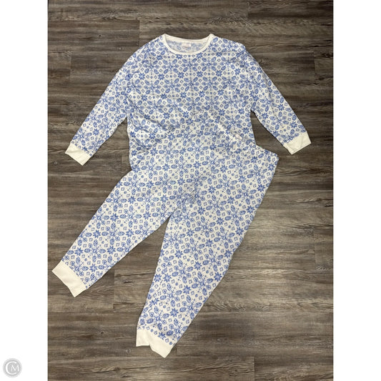 Pants Set 2pc By Lc Lauren Conrad In Blue & White, Size: 3x