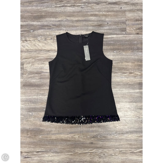 Top Sleeveless By Ann Taylor In Black, Size: Xsp