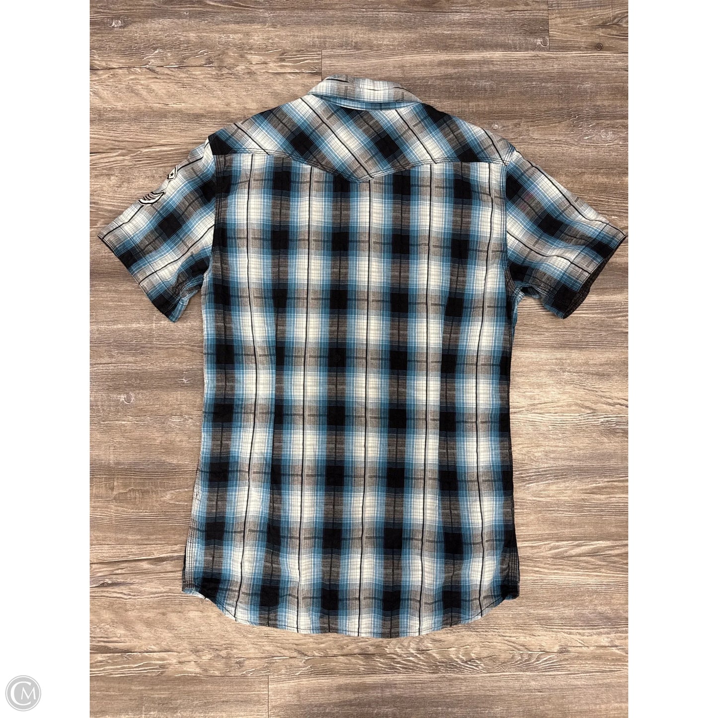 Top Short Sleeve By Harley Davidson In Blue, Size: S