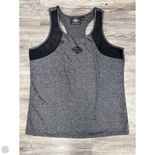 Tank Top By Harley Davidson In Grey, Size: L