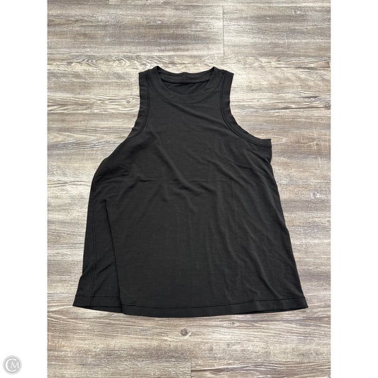 Athletic Tank Top By Lululemon In Black, Size: M