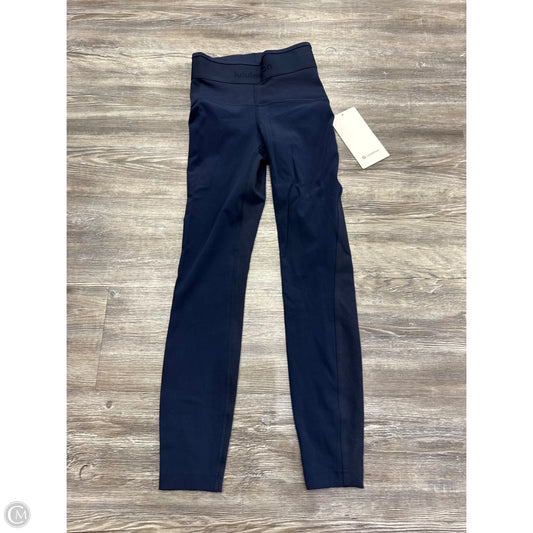 Athletic Leggings By Lululemon In Navy, Size: 2
