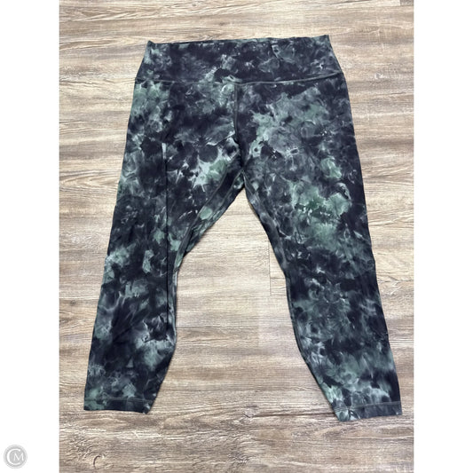 Athletic Leggings By Lululemon In Blue, Size: 18