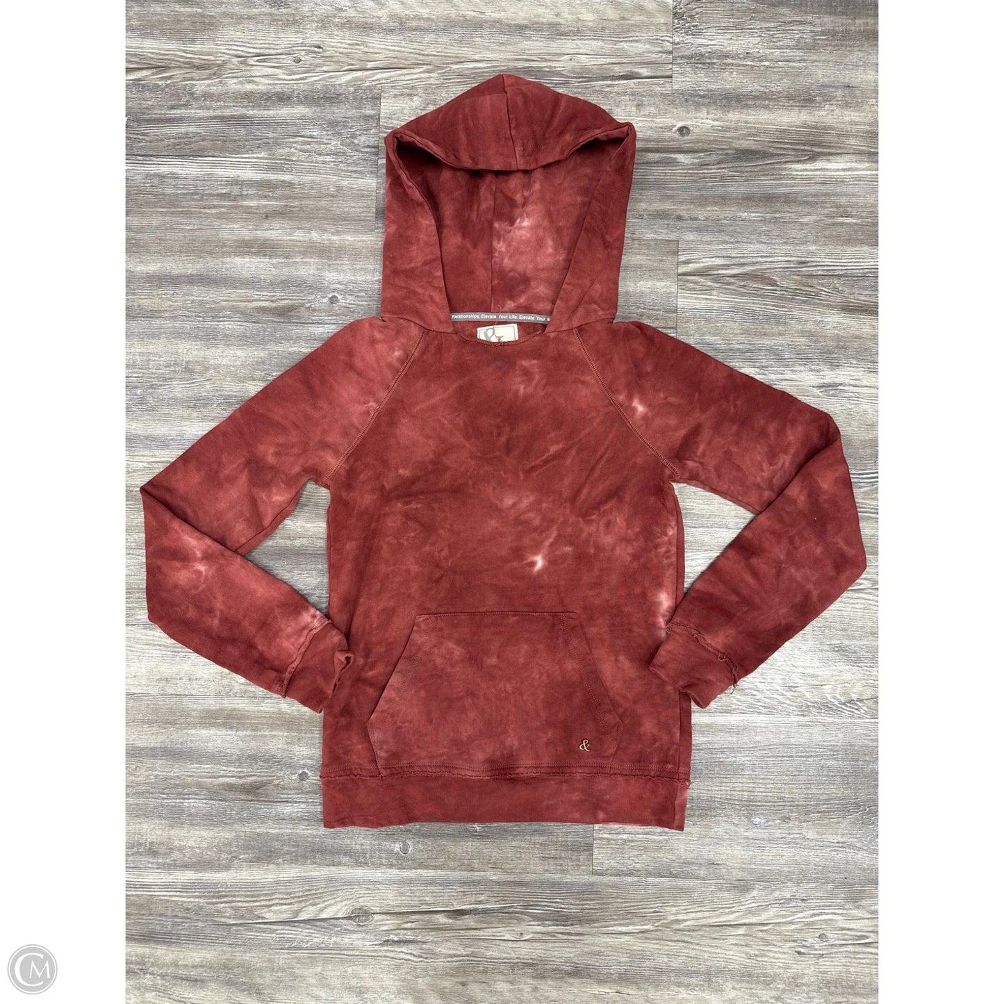Sweatshirt Hoodie By Cmc In Red, Size: S