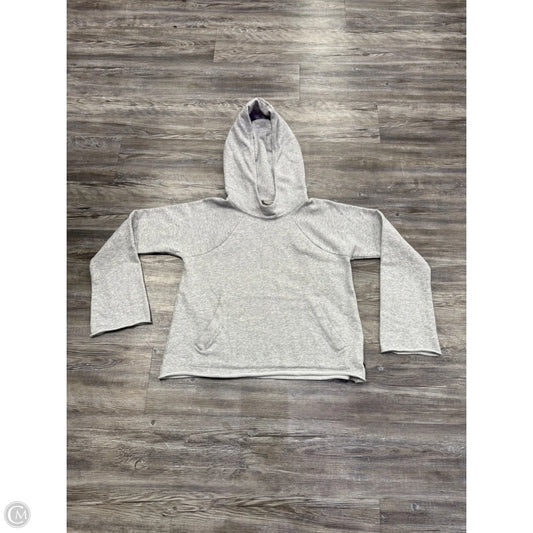 Athletic Sweatshirt Hoodie By Athleta In Grey, Size: M