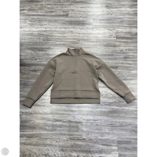 Athletic Sweatshirt Crewneck By Calia In Brown, Size: M