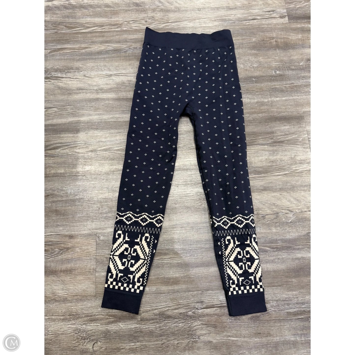 Athletic Leggings By Sweaty Betty In Blue & White, Size: S