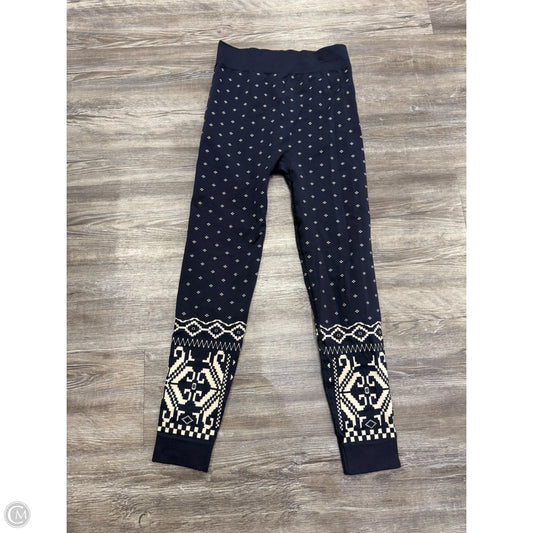 Athletic Leggings By Sweaty Betty In Blue & White, Size: S