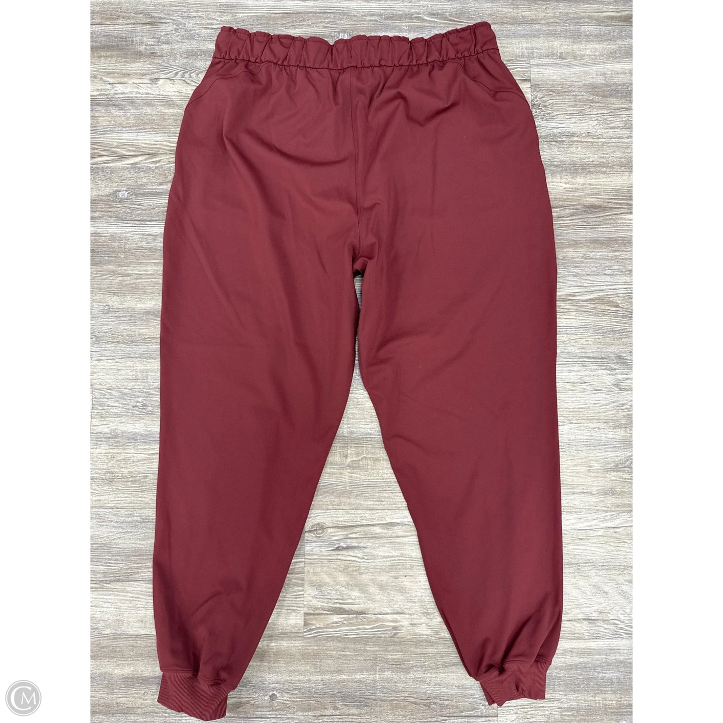 Athletic Pants By Lululemon In Red, Size: 16